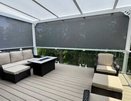 Shade Your Naperville Deck with Motorized Solar Shades