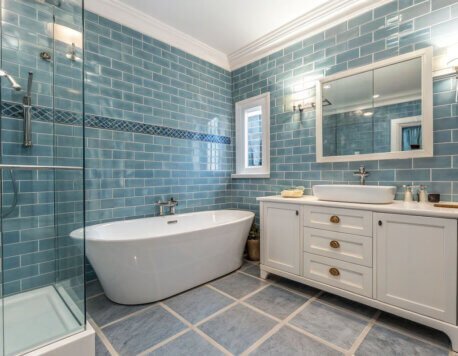 Reinvent Your Space and Relax with Blue Tiles