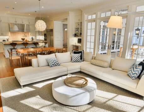 The Best Carpet Designs for Open-Plan Living Spaces